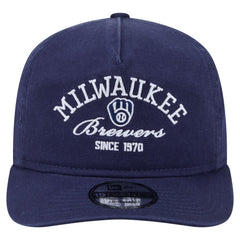 Milwaukee Brewers New Era Stacked 19TWENTY Adjustable Hat Outlet