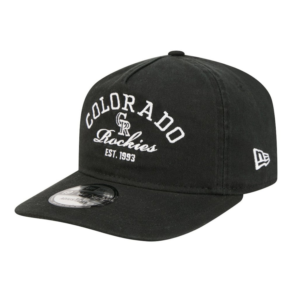 Colorado Rockies New Era Stacked 19TWENTY Adjustable Hat Outlet