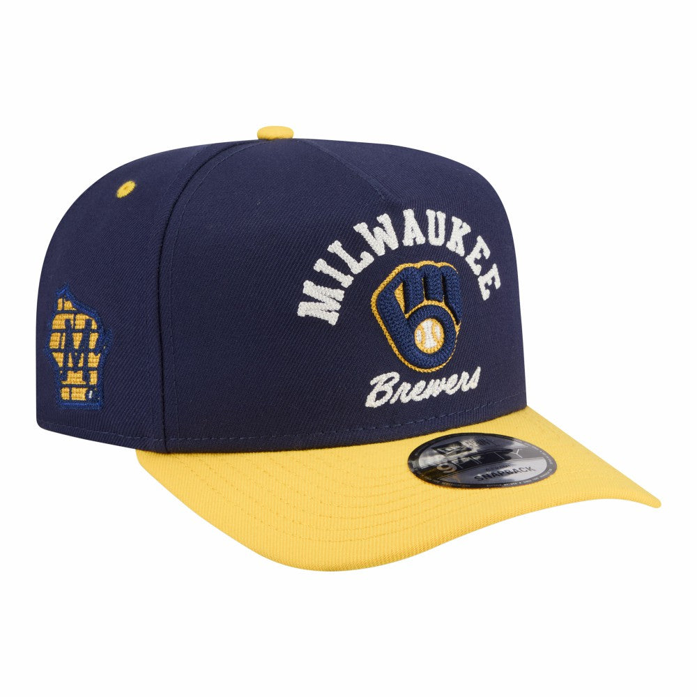 Milwaukee Brewers New Era Arched A-Frame 9FIFTY Adjustable Hat Near Me