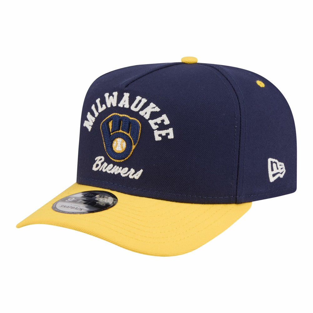 Milwaukee Brewers New Era Arched A-Frame 9FIFTY Adjustable Hat Near Me