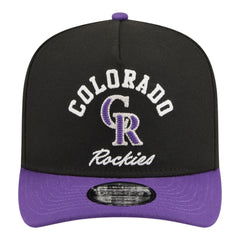 Colorado Rockies New Era Arched A-Frame 9FIFTY Adjustable Hat Outlet