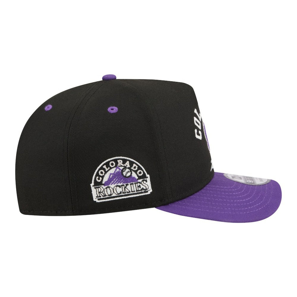 Colorado Rockies New Era Arched A-Frame 9FIFTY Adjustable Hat Outlet