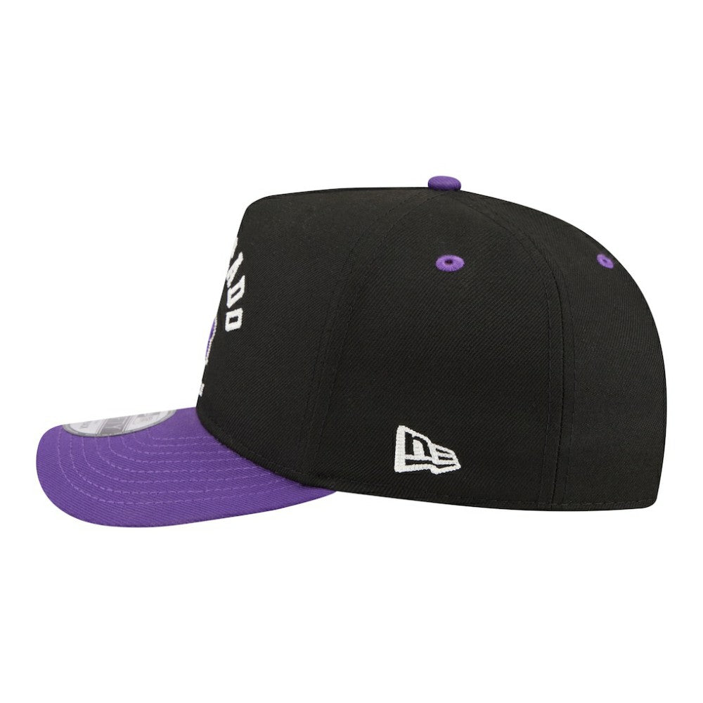 Colorado Rockies New Era Arched A-Frame 9FIFTY Adjustable Hat Outlet