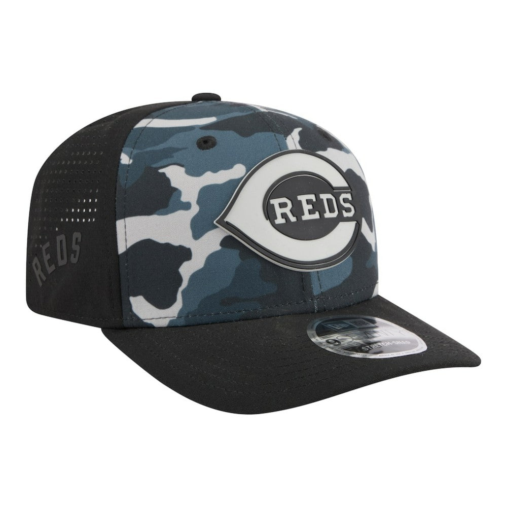 Cincinnati Reds New Era Tonal Camo 9SEVENTY Stretch-Snap Hat Online