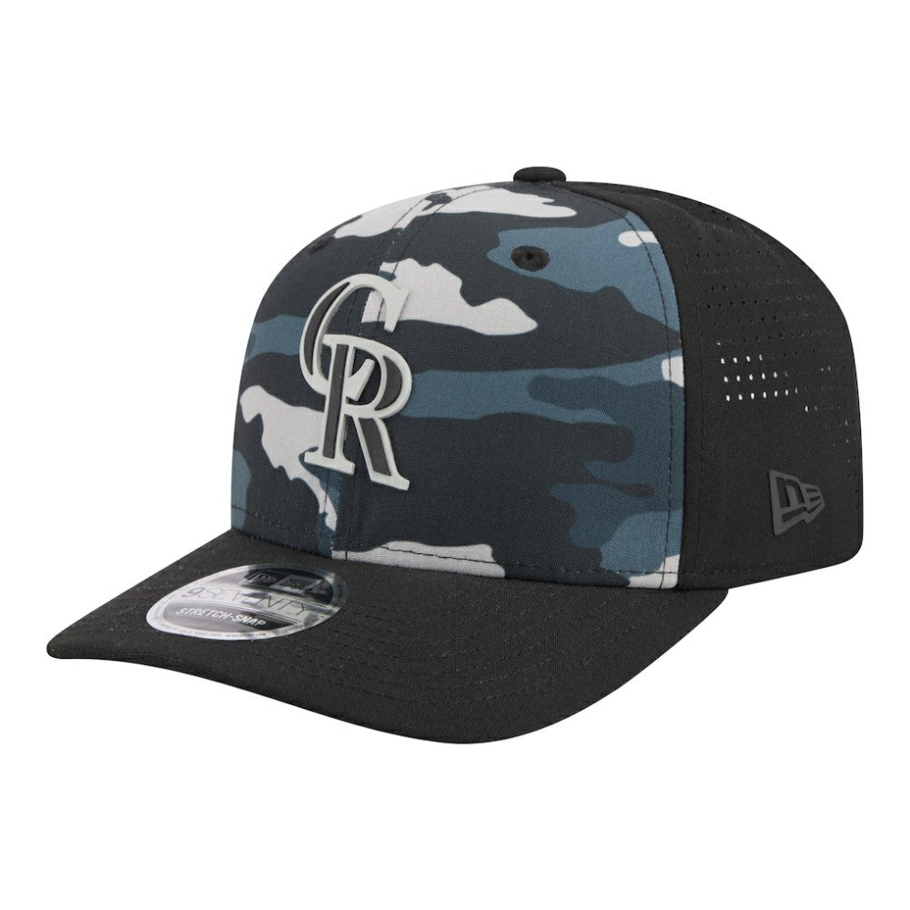 Colorado Rockies New Era Tonal Camo 9SEVENTY Stretch-Snap Hat Sale