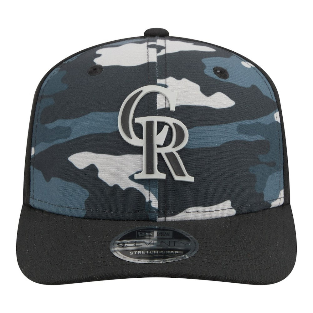 Colorado Rockies New Era Tonal Camo 9SEVENTY Stretch-Snap Hat Sale