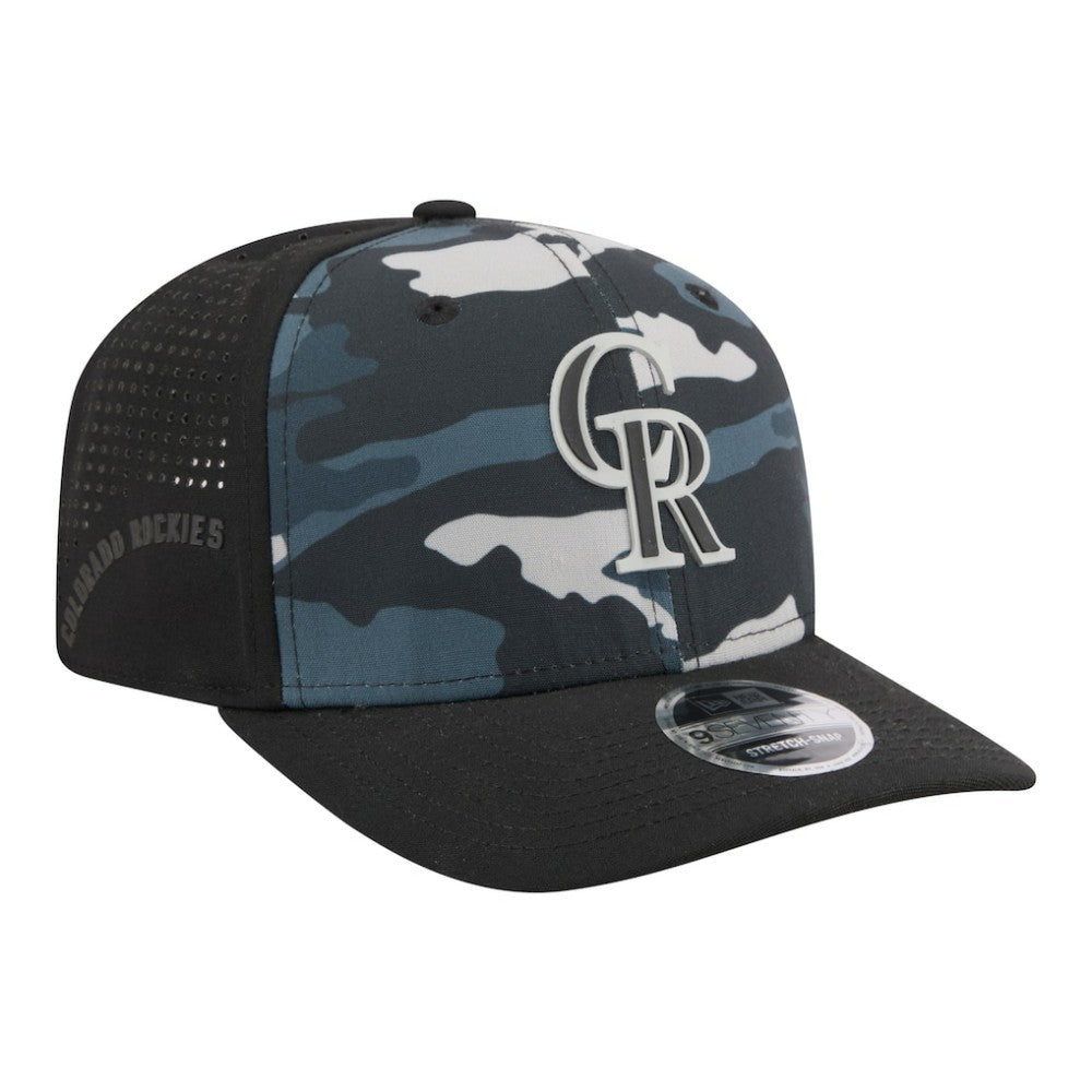 Colorado Rockies New Era Tonal Camo 9SEVENTY Stretch-Snap Hat Sale