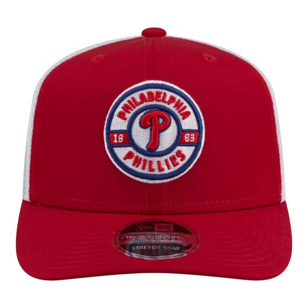 Philadelphia Phillies New Era Active 9SEVENTY Adjustable Trucker Hat Discount