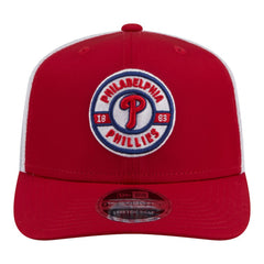 Philadelphia Phillies New Era Active 9SEVENTY Adjustable Trucker Hat Discount