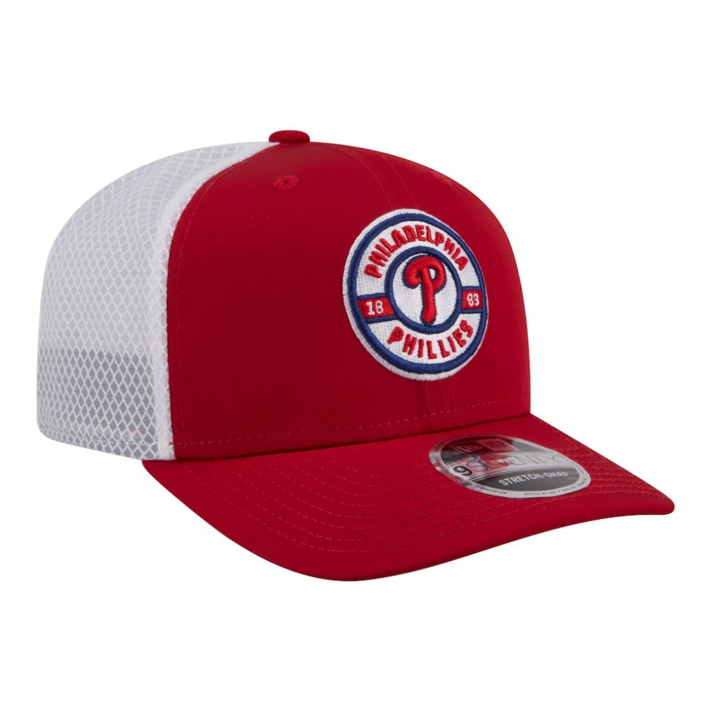 Philadelphia Phillies New Era Active 9SEVENTY Adjustable Trucker Hat Discount