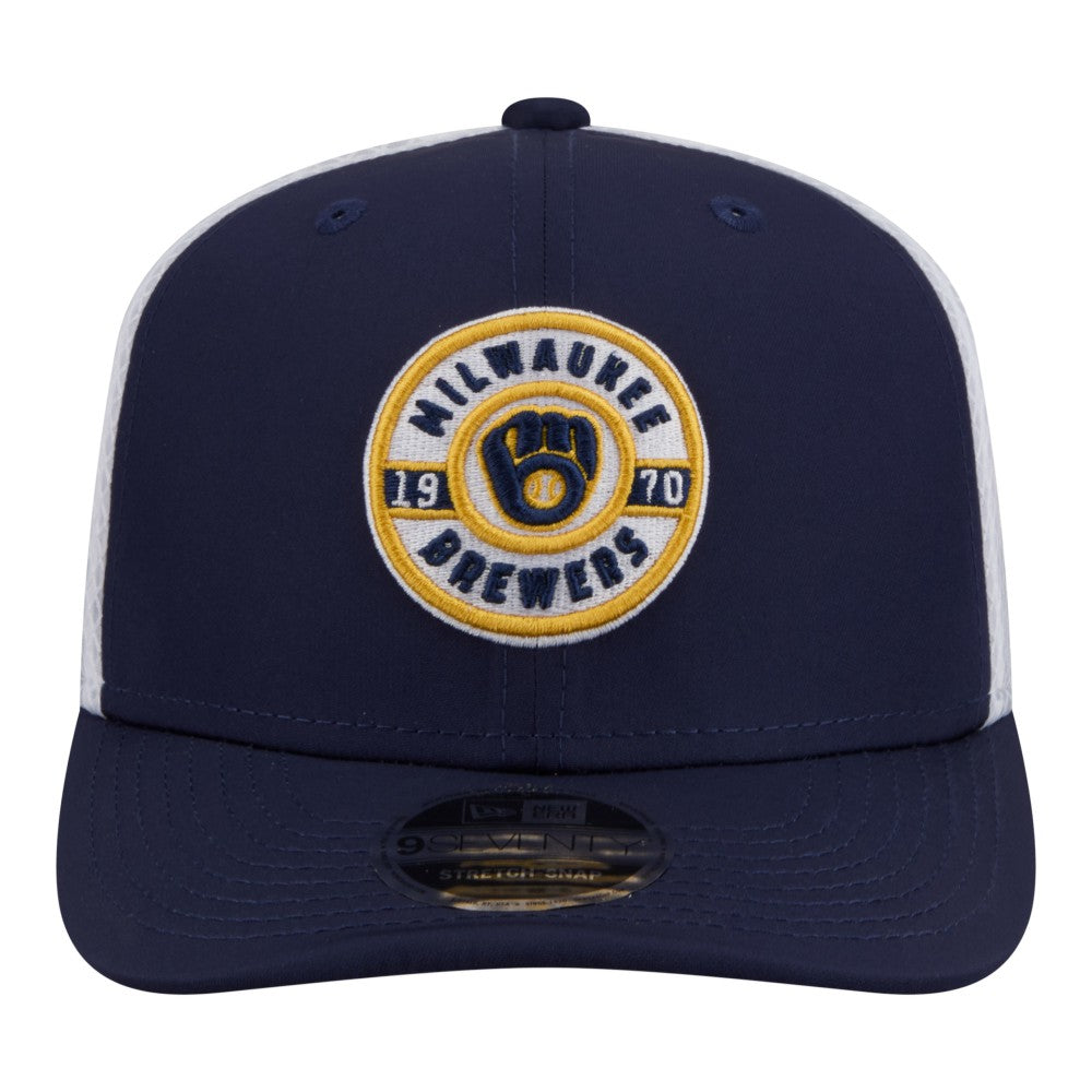 Milwaukee Brewers New Era Active 9SEVENTY Adjustable Trucker Hat for sale