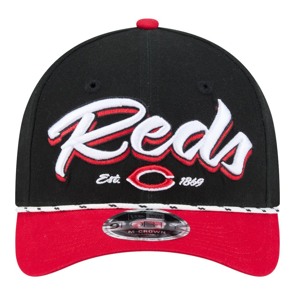 Cincinnati Reds New Era Team Loyal 9FORTY M-Crown Adjustable Hat for sale