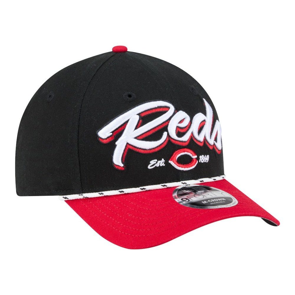 Cincinnati Reds New Era Team Loyal 9FORTY M-Crown Adjustable Hat for sale