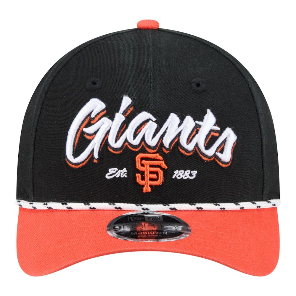 San Francisco Giants New Era Team Loyal 9FORTY M-Crown Adjustable Hat Outlet