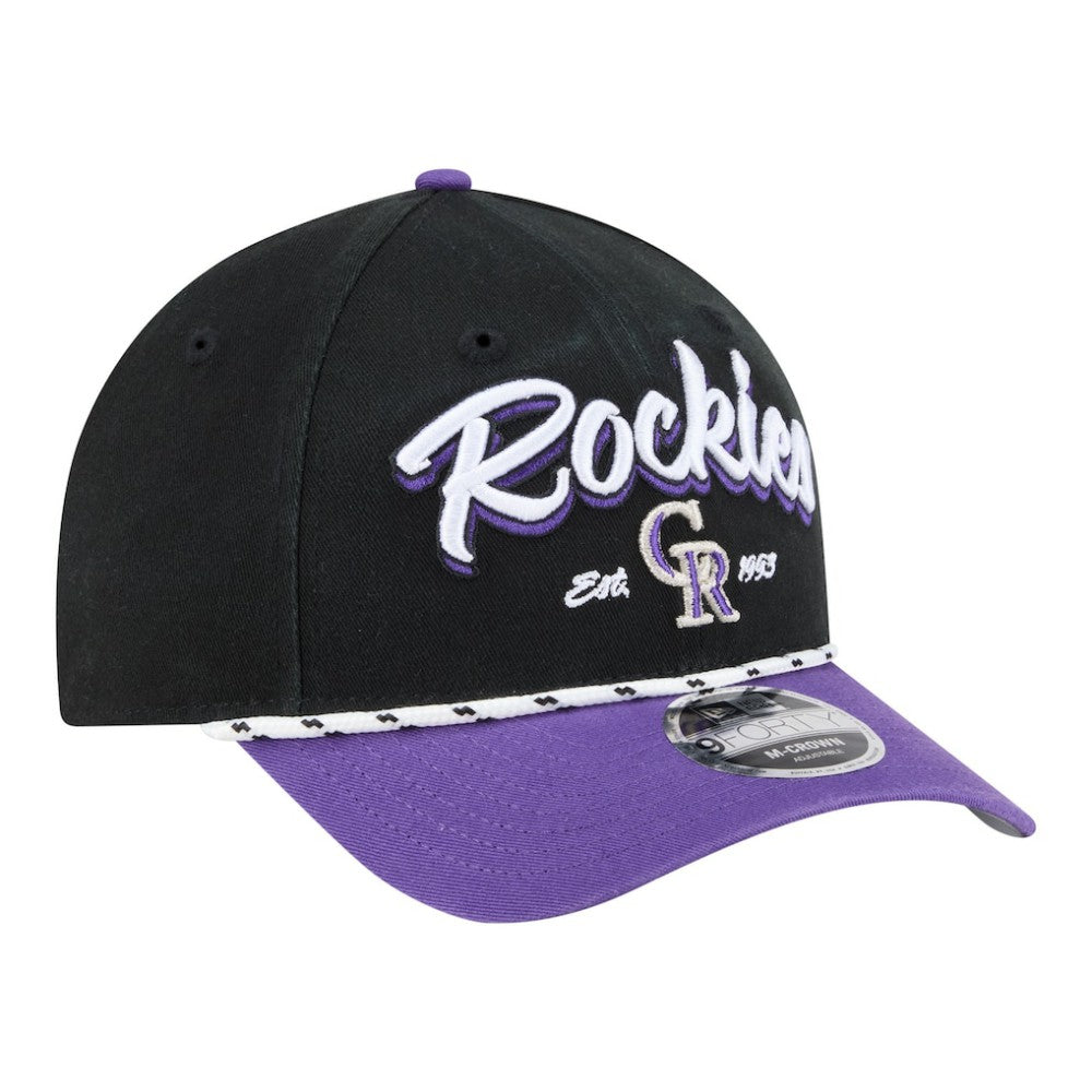 Colorado Rockies New Era Team Loyal 9FORTY M-Crown Adjustable Hat Online