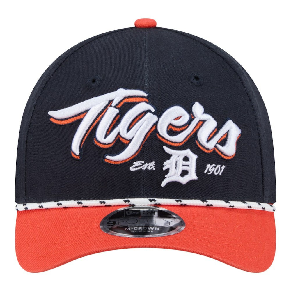 Detroit Tigers New Era Team Loyal 9FORTY M-Crown Adjustable Hat Outlet