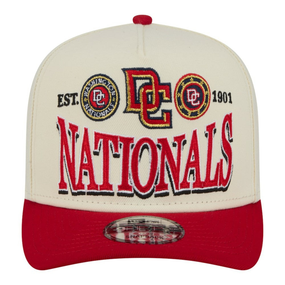 Washington Nationals New Era Throwback Tri-Hit A-Frame 9FIFTY Adjustable Hat Online