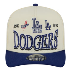 Los Angeles Dodgers New Era Throwback Tri-Hit A-Frame 9FIFTY Adjustable Hat for sale