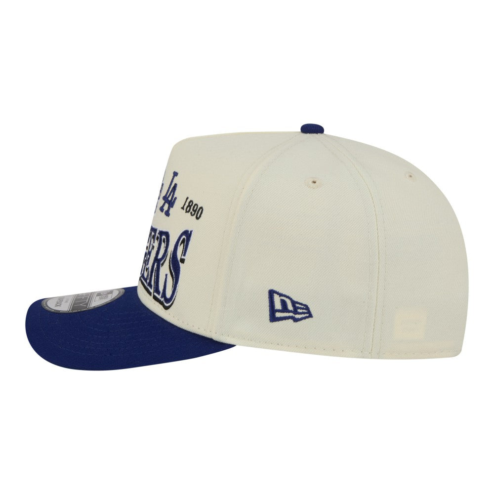 Los Angeles Dodgers New Era Throwback Tri-Hit A-Frame 9FIFTY Adjustable Hat for sale