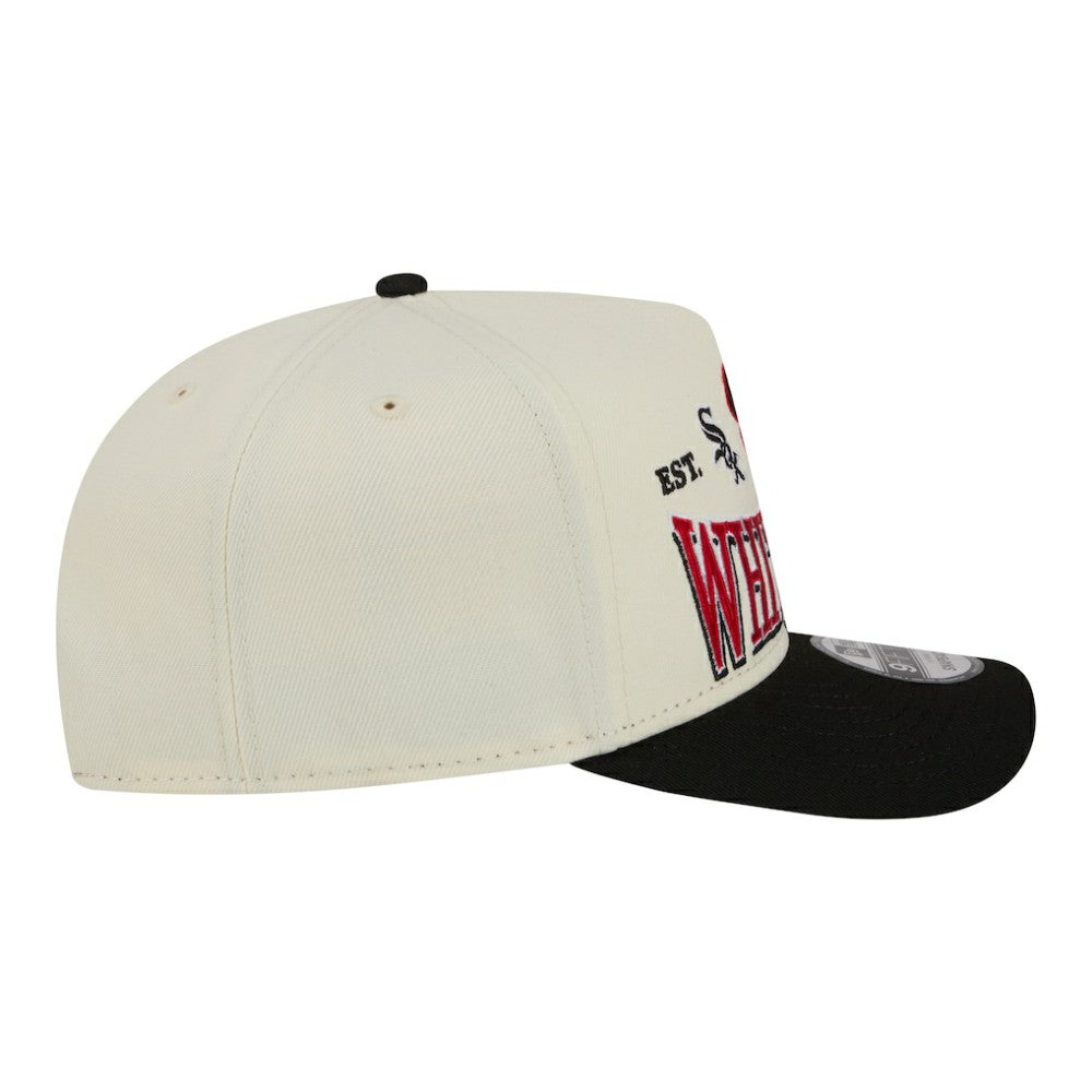 Chicago White Sox New Era Throwback Tri-Hit A-Frame 9FIFTY Adjustable Hat Near Me