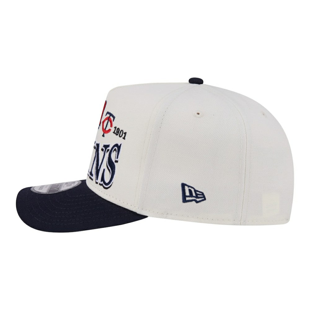 Minnesota Twins New Era Throwback Tri-Hit A-Frame 9FIFTY Adjustable Hat for sale