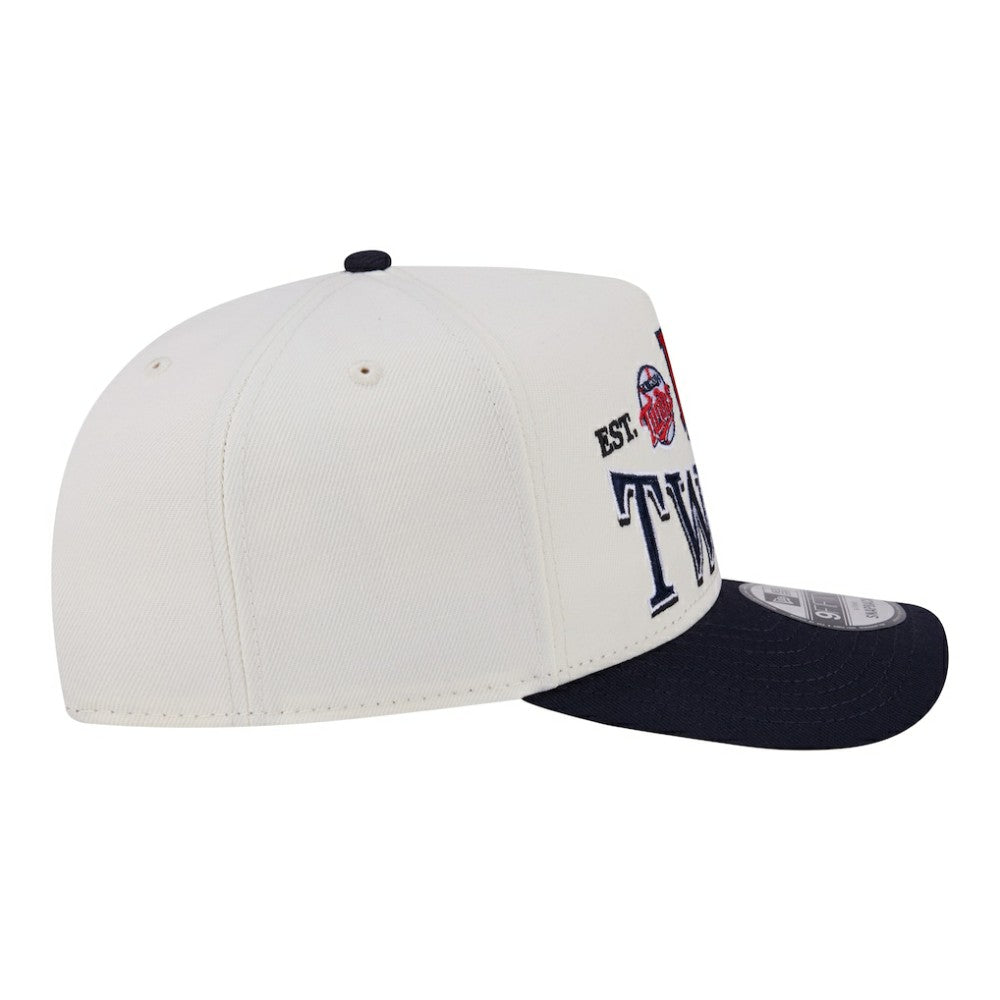 Minnesota Twins New Era Throwback Tri-Hit A-Frame 9FIFTY Adjustable Hat for sale
