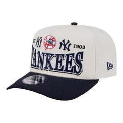 New York Yankees New Era Throwback Tri-Hit A-Frame 9FIFTY Adjustable Hat Discount