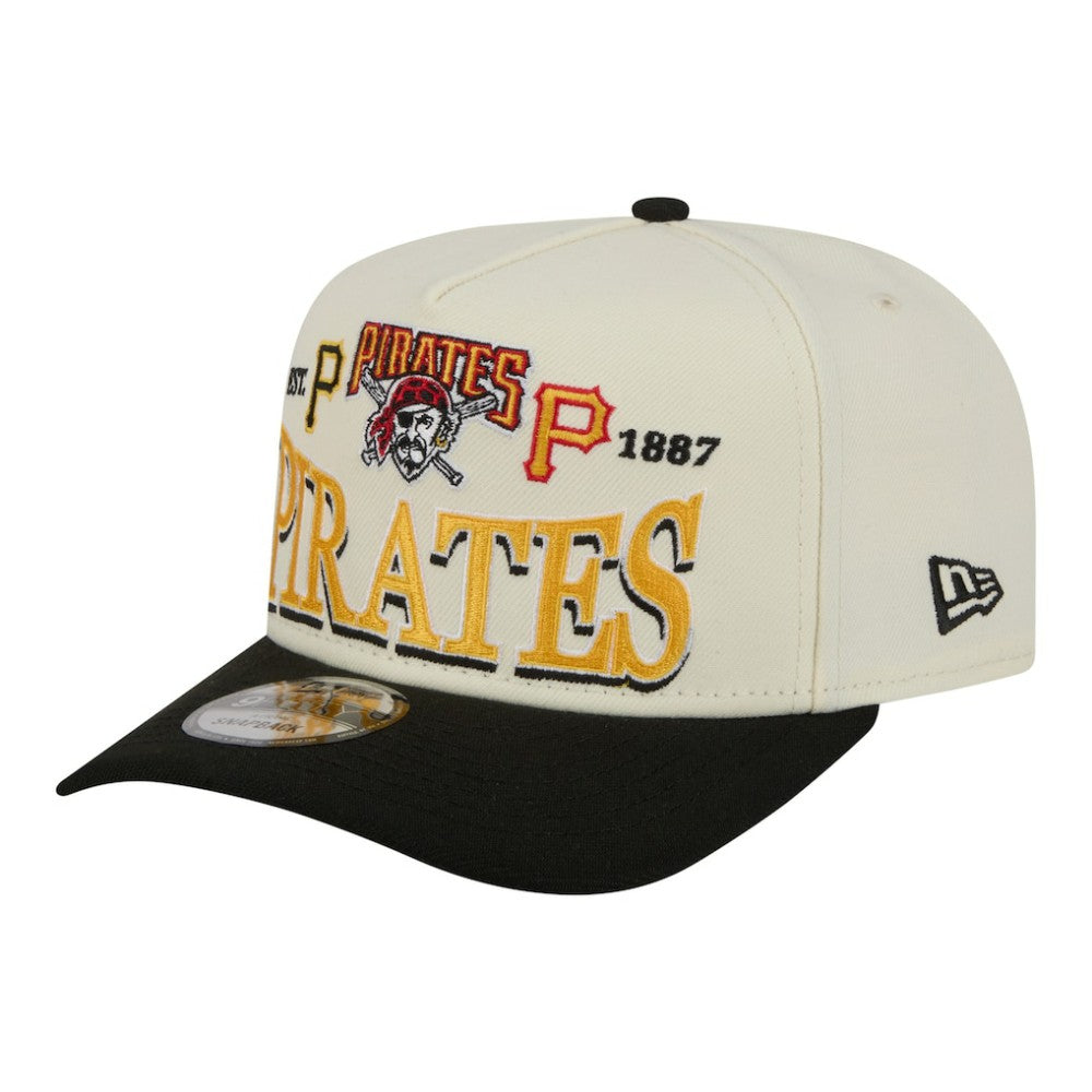 Pittsburgh Pirates New Era Throwback Tri-Hit A-Frame 9FIFTY Adjustable Hat Online