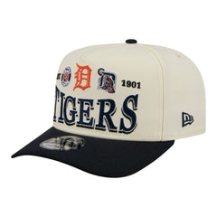 Detroit Tigers New Era Throwback Tri-Hit A-Frame 9FIFTY Adjustable Hat Outlet