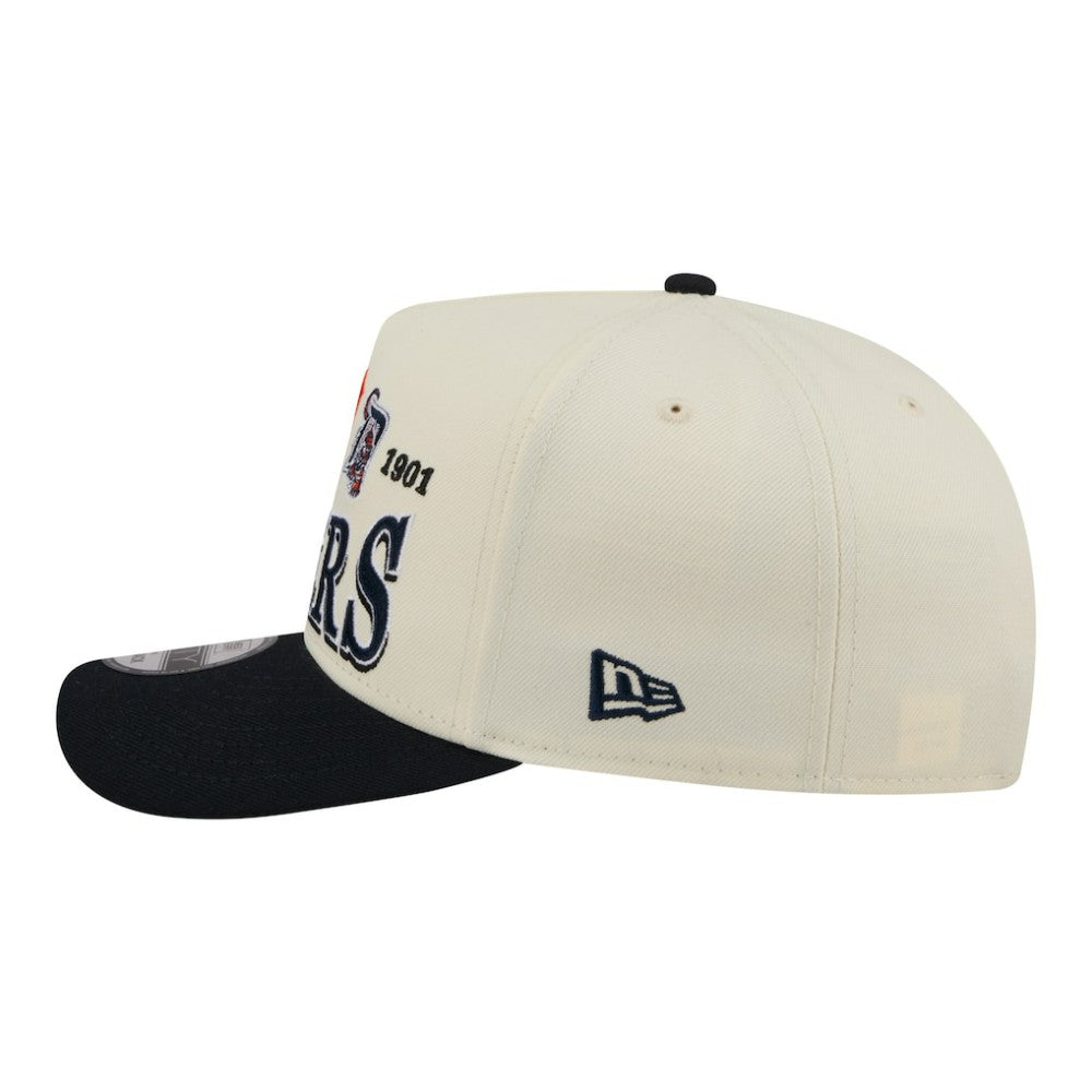 Detroit Tigers New Era Throwback Tri-Hit A-Frame 9FIFTY Adjustable Hat Outlet