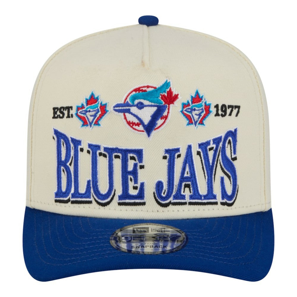 Toronto Blue Jays New Era Throwback Tri-Hit A-Frame 9FIFTY Adjustable Hat Outlet