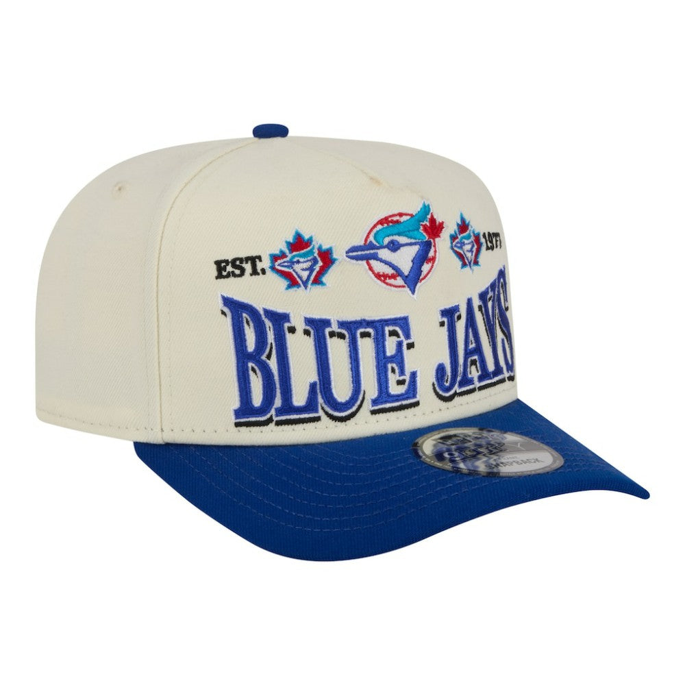 Toronto Blue Jays New Era Throwback Tri-Hit A-Frame 9FIFTY Adjustable Hat Outlet