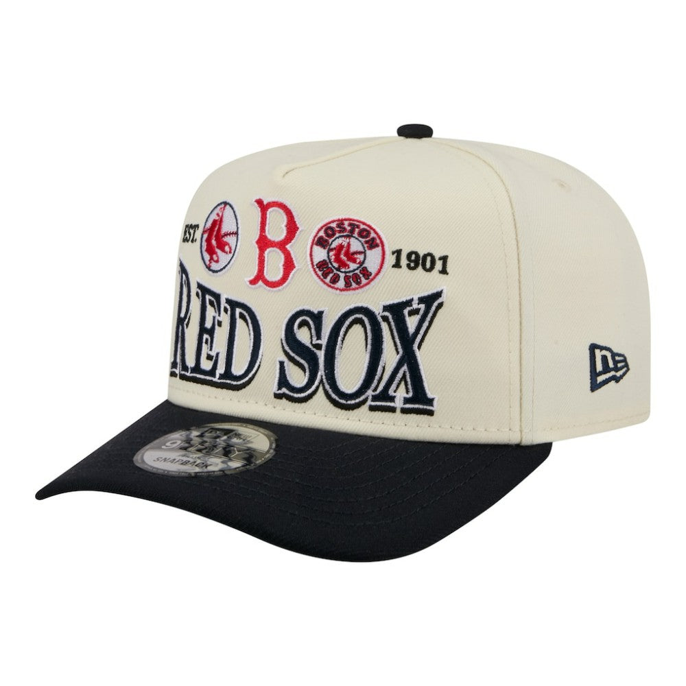 Boston Red Sox New Era Throwback Tri-Hit A-Frame 9FIFTY Adjustable Hat Online