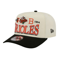 Baltimore Orioles New Era Throwback Tri-Hit A-Frame 9FIFTY Adjustable Hat Discount