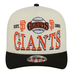 San Francisco Giants New Era Throwback Tri-Hit A-Frame 9FIFTY Adjustable Hat Discount