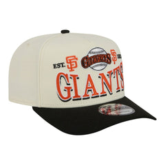 San Francisco Giants New Era Throwback Tri-Hit A-Frame 9FIFTY Adjustable Hat Discount