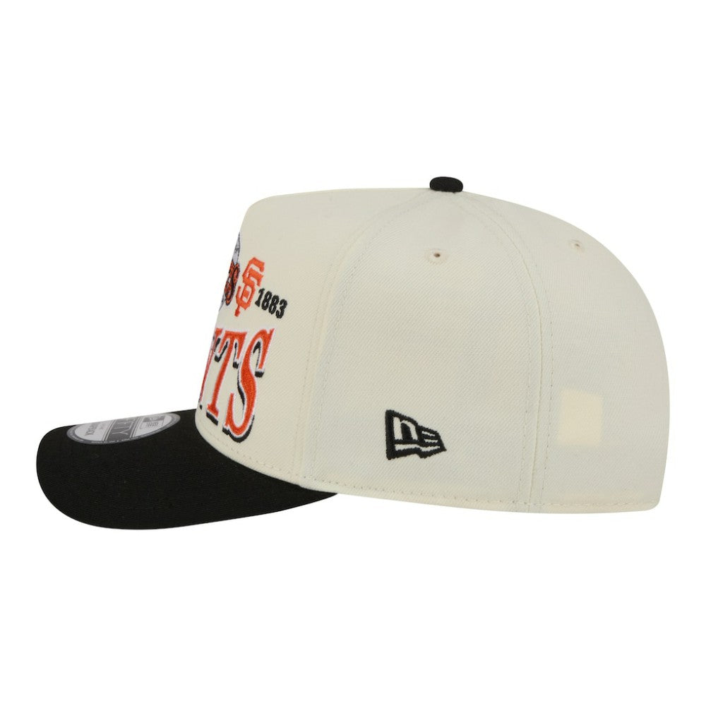 San Francisco Giants New Era Throwback Tri-Hit A-Frame 9FIFTY Adjustable Hat Discount