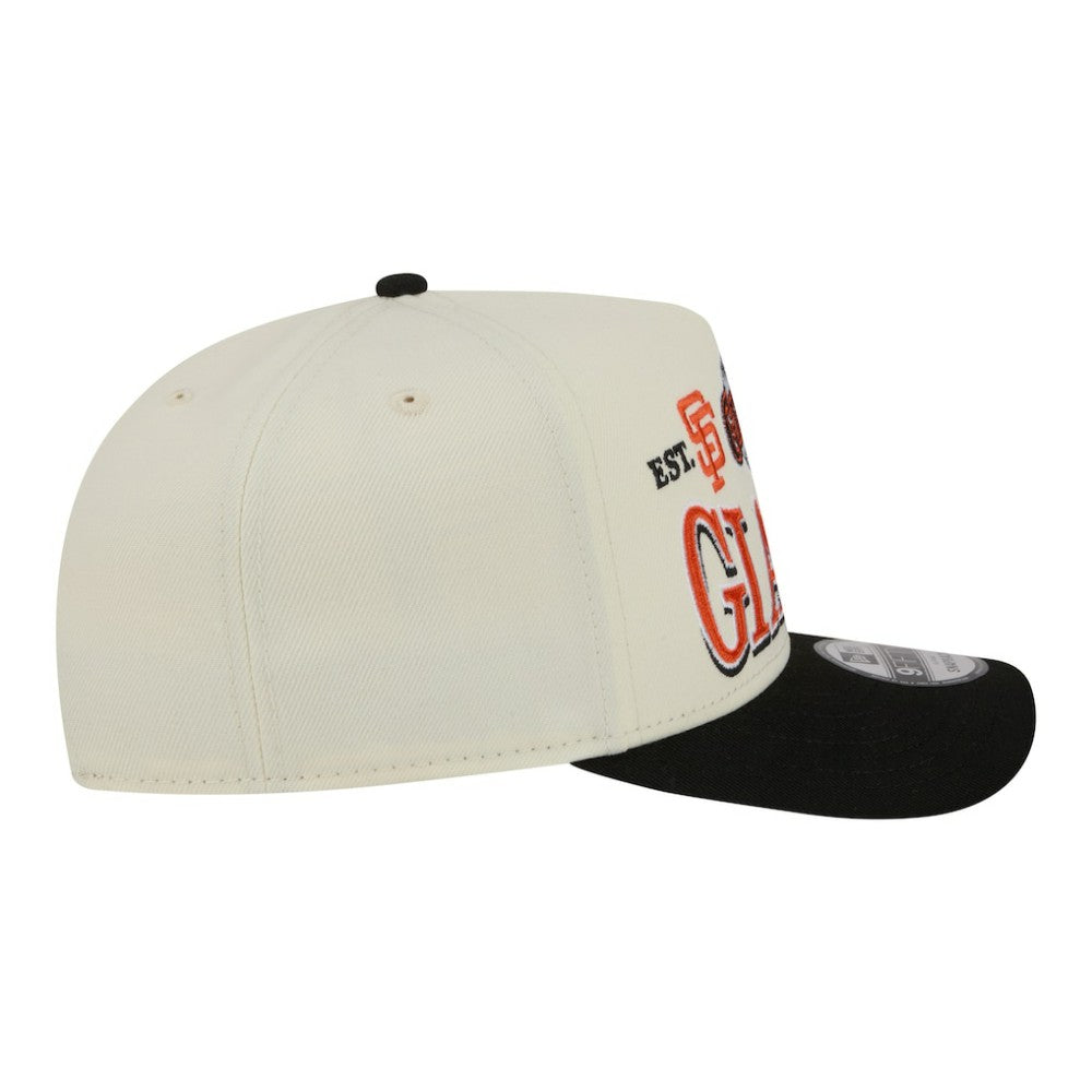 San Francisco Giants New Era Throwback Tri-Hit A-Frame 9FIFTY Adjustable Hat Discount