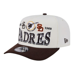 San Diego Padres New Era Throwback Tri-Hit A-Frame 9FIFTY Adjustable Hat Sale