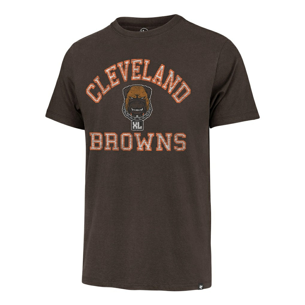 Cleveland Browns '47 Dawg Pound XL All Day Franklin T-Shirt - Brown - 47 brand