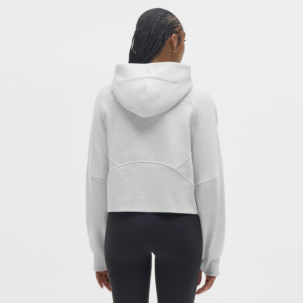 Miami Dolphins lululemon Women's Scuba Oversized Half-Zip Hoodie - Heathered Core Ultra Light Grey - NFL