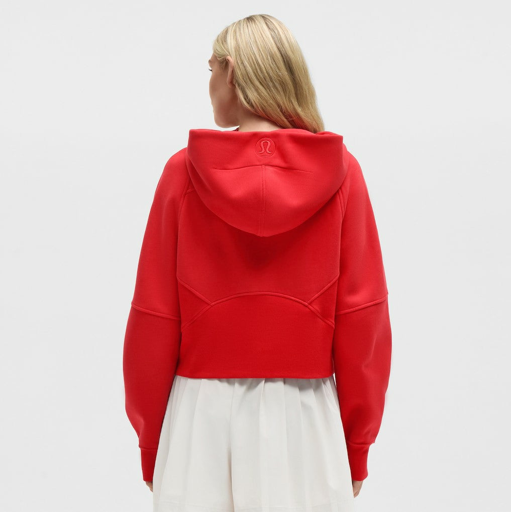 Kansas City Chiefs lululemon Women's Scuba Oversized Half-Zip Hoodie - True Red - NFL
