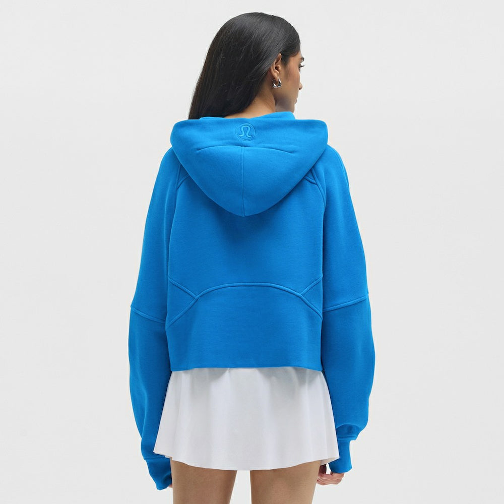 Los Angeles Chargers lululemon Women's Scuba Oversized Half-Zip Hoodie - Beaming Blue - NFL