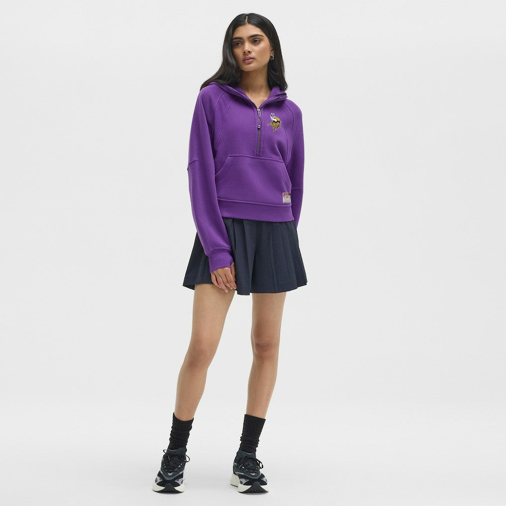 Minnesota Vikings lululemon Women's Scuba Oversized Half-Zip Hoodie - College Purple - NFL
