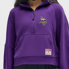 Minnesota Vikings lululemon Women's Scuba Oversized Half-Zip Hoodie - College Purple - NFL