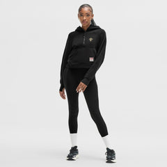 New Orleans Saints lululemon Women's Scuba Oversized Half-Zip Hoodie - Black - NFL