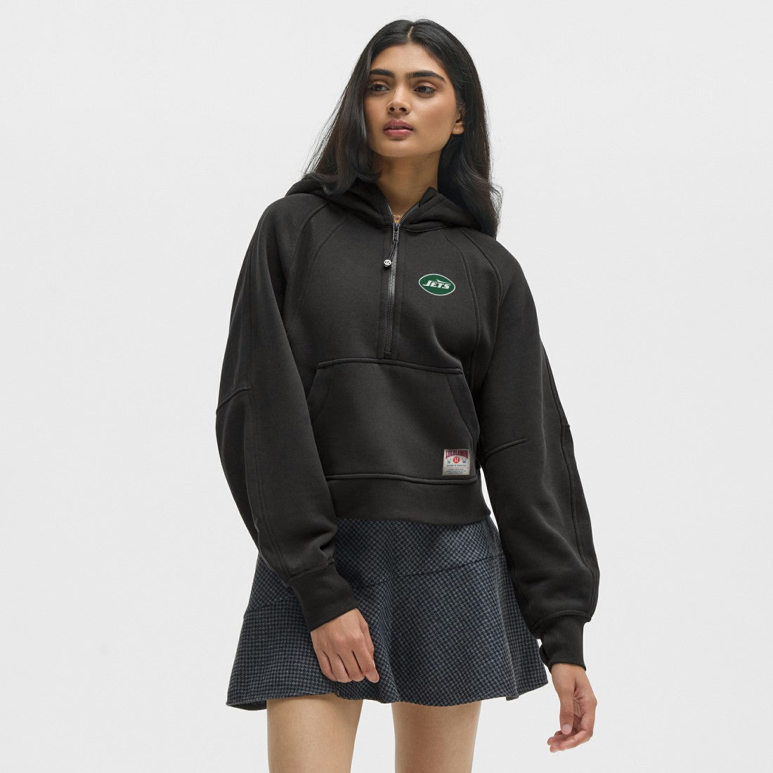 New York Jets lululemon Women's Scuba Oversized Half-Zip Hoodie - Black - NFL