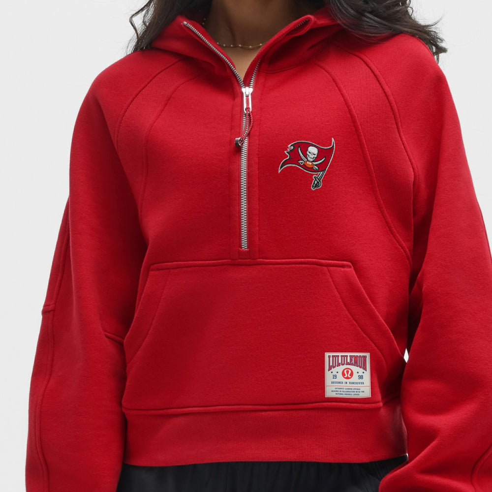 Tampa Bay Buccaneers lululemon Women's Scuba Oversized Half-Zip Hoodie - College Crimson - NFL