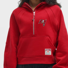 Tampa Bay Buccaneers lululemon Women's Scuba Oversized Half-Zip Hoodie - College Crimson - NFL