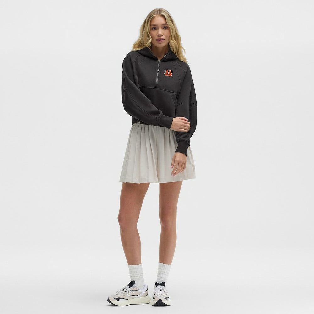 Cincinnati Bengals lululemon Women's Scuba Oversized Half-Zip Hoodie - Black - NFL